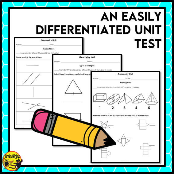 Geometry Interactive Math Unit | Paper | Grade 4