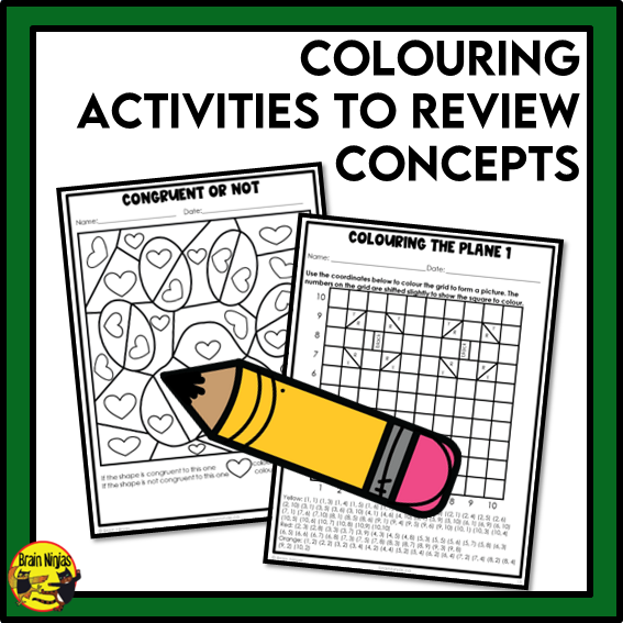 Saskatchewan Aligned Geometry Math Worksheets Bundle | Paper | Grade 6