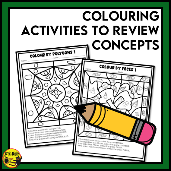 Saskatchewan Aligned Geometry Math Worksheets Bundle | Paper | Grade 5