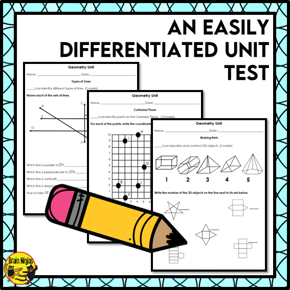 Geometry Interactive Math Unit | Paper | Grade 5