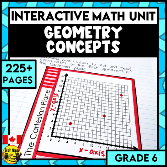 Geometry Interactive Math Unit | Paper | Grade 6