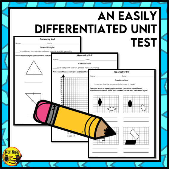 Geometry Interactive Math Unit | Paper | Grade 6