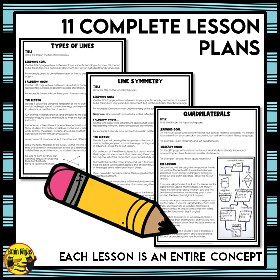 Geometry Interactive Math Unit | Paper | Grade 4 Grade 5