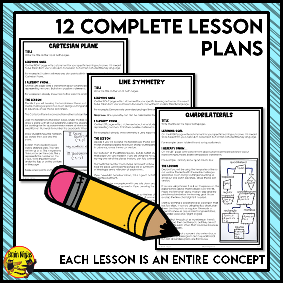 Geometry Interactive Math Unit | Paper | Grade 5 Grade 6