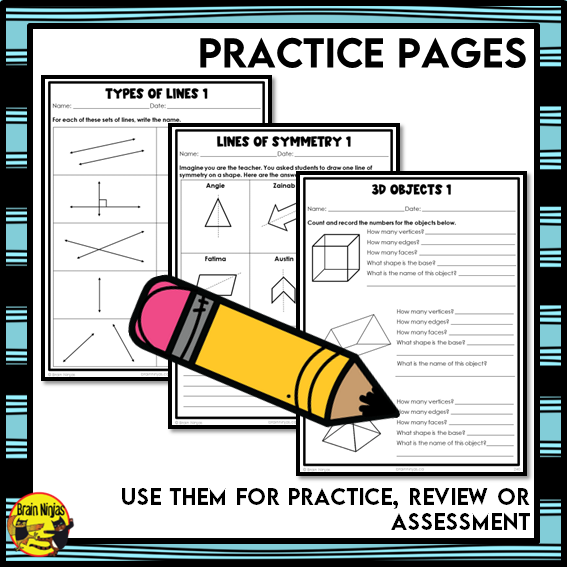 Geometry Interactive Math Unit | Paper | Grade 4 Grade 5