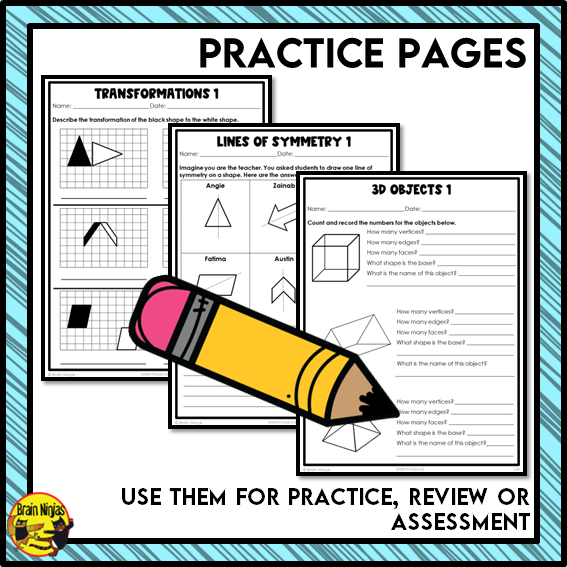 Geometry Interactive Math Unit | Paper | Grade 5 Grade 6
