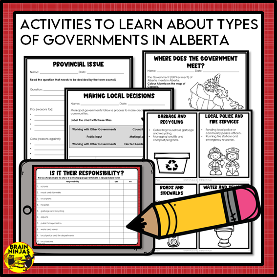 Municipal and Provincial Government in Alberta | Paper and Digital