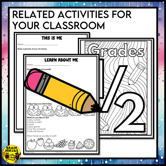 Grade 1 and 2 Combined Classroom Collaborative Poster | Paper