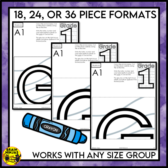 Grade 1 Classroom Collaborative Poster | Paper