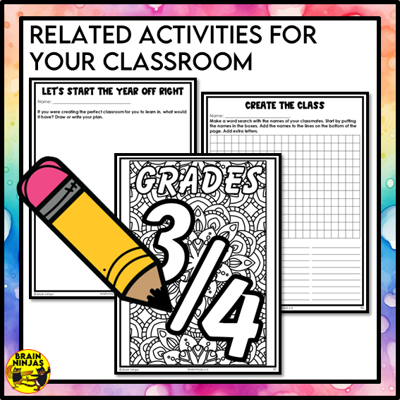 Grade 3 and 4 Combined Classroom Collaborative Poster | Paper