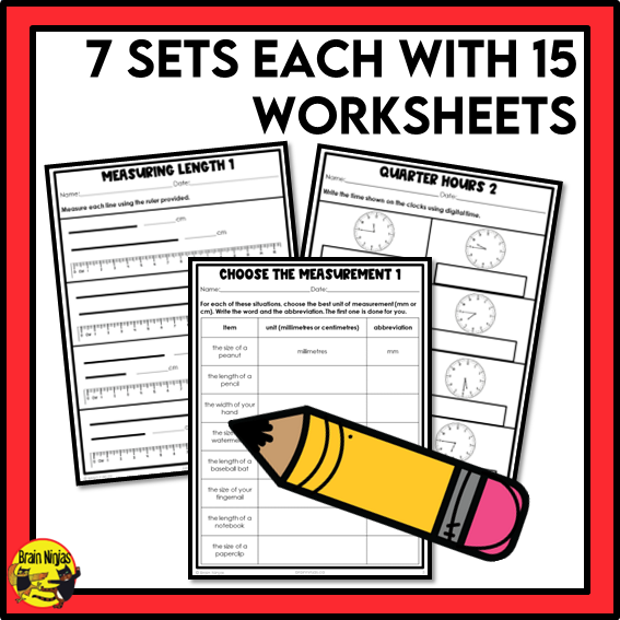 Alberta Math Curriculum Time and Measurement Worksheets Bundle | Paper | Grade 3