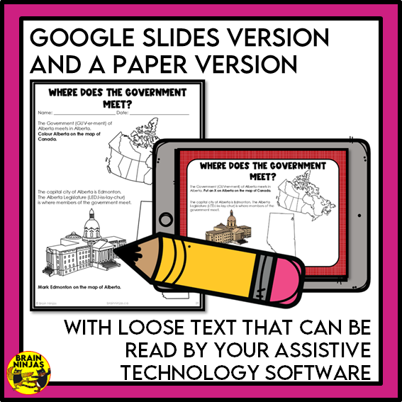 Alberta Social Studies Grade 3 Systems Unit | Paper and Digital