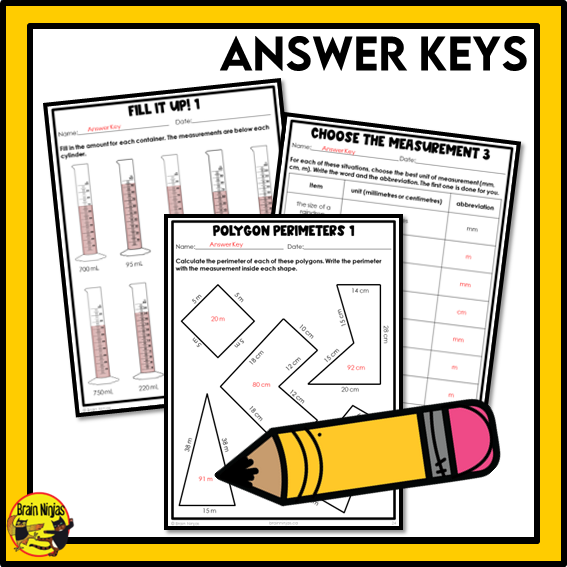 British Columbia Aligned Time and Measurement Math Worksheets Bundle | Paper | Grade 3