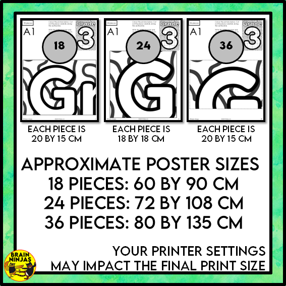 Grade 3 Classroom Collaborative Poster | Paper