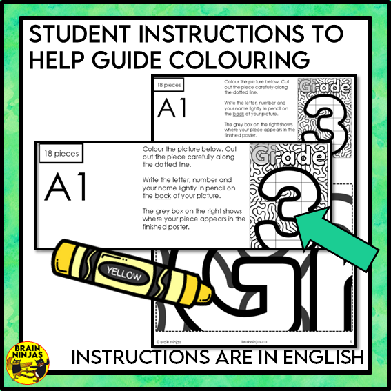 Grade 3 Classroom Collaborative Poster | Paper