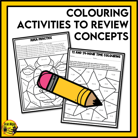 British Columbia Aligned Time and Measurement Math Worksheets Bundle | Paper | Grade 4