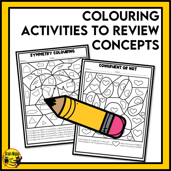 British Columbia Aligned Geometry Math Worksheets Bundle | Paper | Grade 4