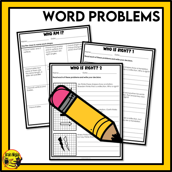 British Columbia Aligned Geometry Math Worksheets Bundle | Paper | Grade 4
