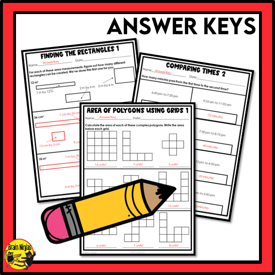Alberta Math Curriculum Time and Measurement Worksheets Bundle | Paper | Grade 4