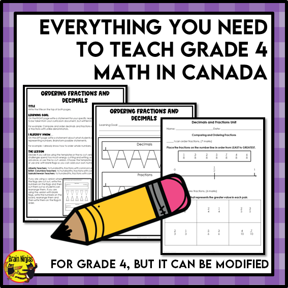 Year Long Math Interactive Math Unit Bundle | Paper | Grade 4