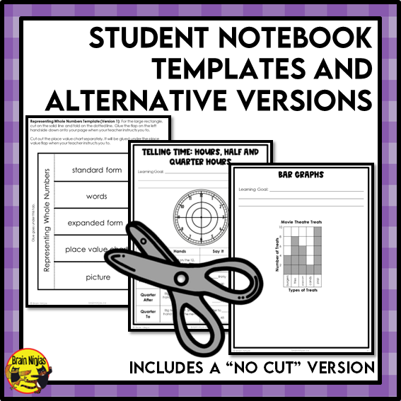 Year Long Math Interactive Math Unit Bundle | Paper | Grade 4