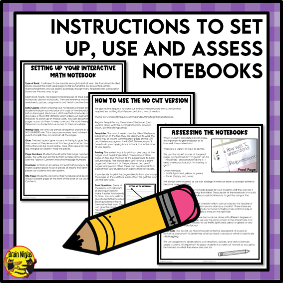 Year Long Math Interactive Math Unit Bundle | Paper | Grade 4