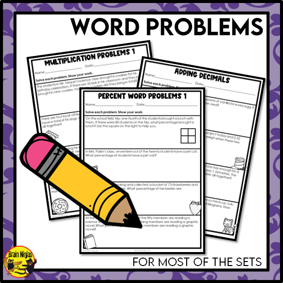Math Worksheets Full Year Bundle With Concepts and Holidays | Paper | Grade 4