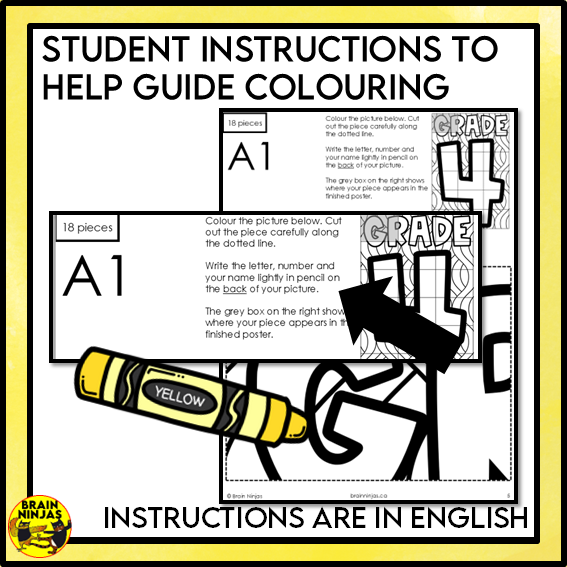 Grade 4 Classroom Collaborative Poster | Paper