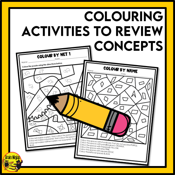 British Columbia Aligned Geometry Math Worksheets Bundle | Paper | Grade 5
