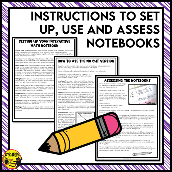 Year Long Math Interactive Math Unit Bundle | Paper | Grade 5 Grade 6