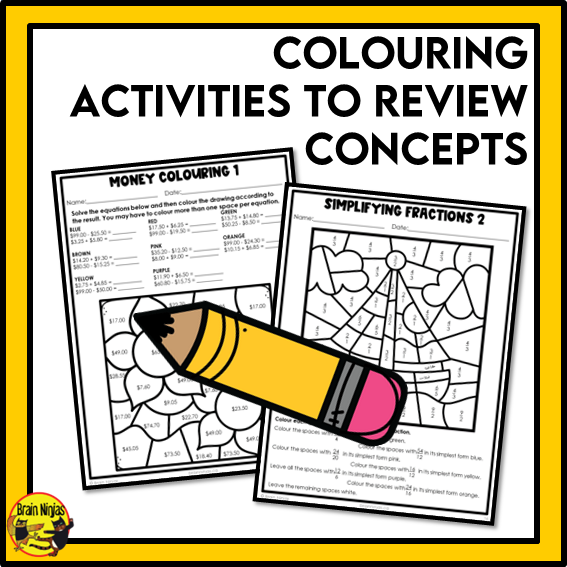 British Columbia Aligned Math Worksheets Full Year Bundle | Paper | Grade 5