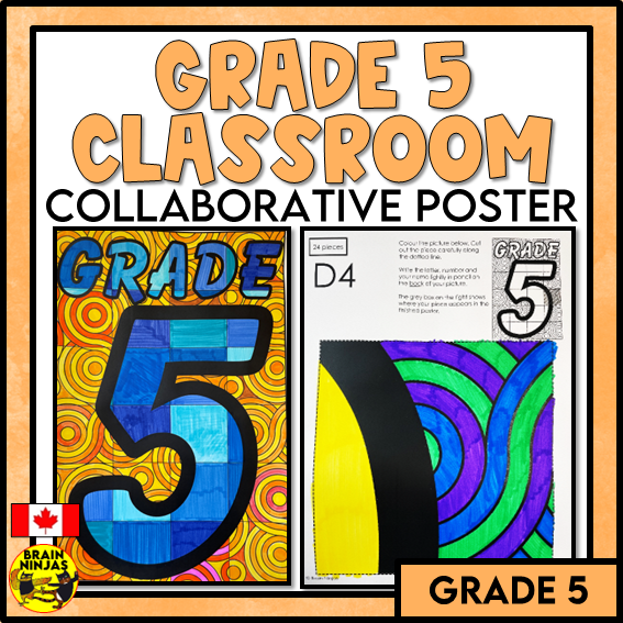 Grade 5 Classroom Collaborative Poster | Paper
