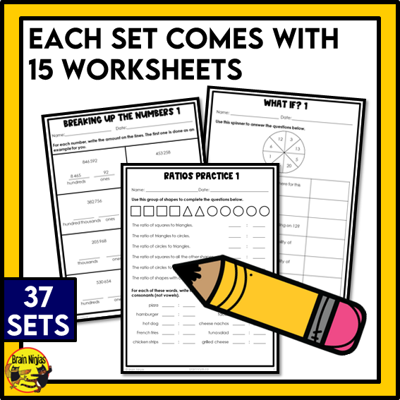 British Columbia Aligned Math Worksheets Full Year Bundle | Paper | Grade 6