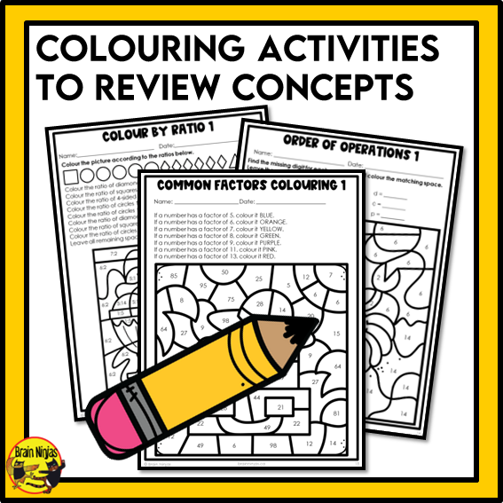 British Columbia Aligned Math Worksheets Full Year Bundle | Paper | Grade 6