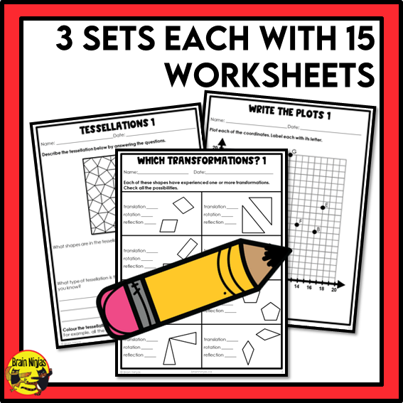 Alberta Math Curriculum Geometry Worksheets Bundle | Paper | Grade 6