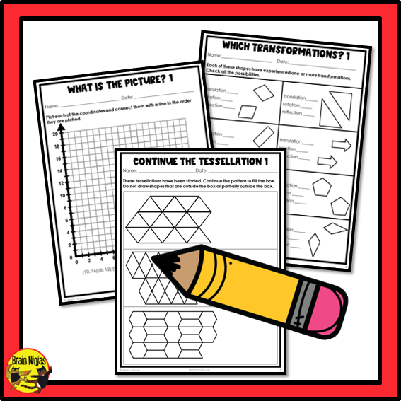 Alberta Math Curriculum Geometry Worksheets Bundle | Paper | Grade 6
