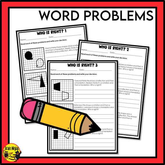 Alberta Math Curriculum Geometry Worksheets Bundle | Paper | Grade 6