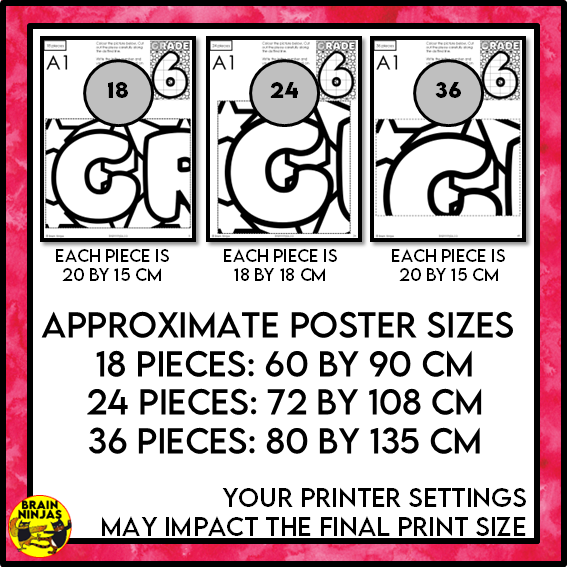 Grade 6 Classroom Collaborative Poster | Paper