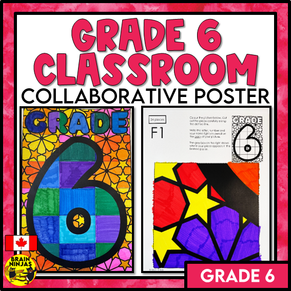 Grade 6 Classroom Collaborative Poster | Paper
