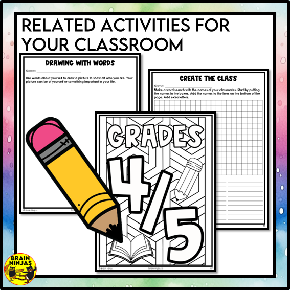 Grade 4 and 5 Combined Classroom Collaborative Poster | Paper