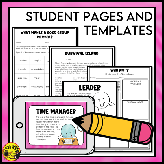 Group Roles and Processes | Health and Wellness Unit | Paper and Digital