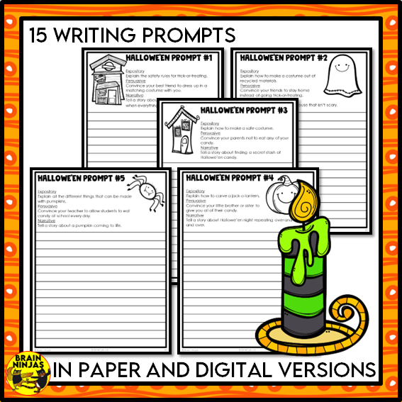 Halloween Activity Bundle | Paper and Digital