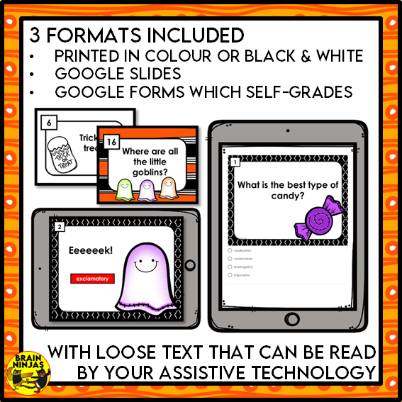 Halloween Activity Bundle | Paper and Digital