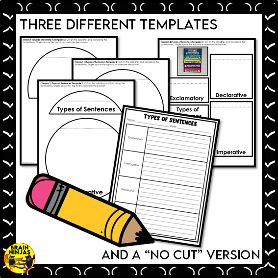 Types of Sentences Identifying and Punctuating With Halloween Theme | Paper and Digital