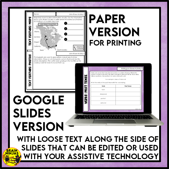 Historical Landmarks Social Studies Reading Comprehension Activities | Paper and Digital