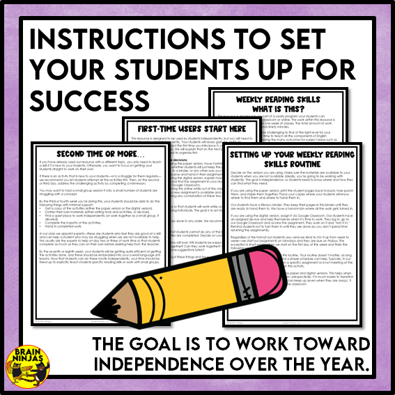 Historical Landmarks Social Studies Reading Comprehension Activities | Paper and Digital