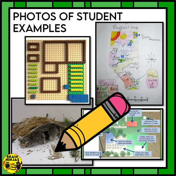 Design A Prairie Homestead Colonists in Early Canada Project Based Learning | Paper and Digital