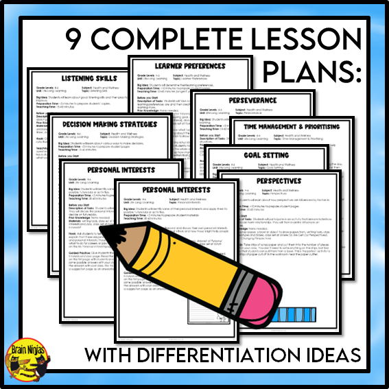 Life-Long Learning | Health and Wellness Unit | Paper and Digital
