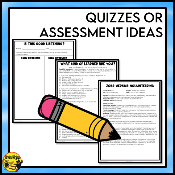 Life-Long Learning | Health and Wellness Unit | Paper and Digital