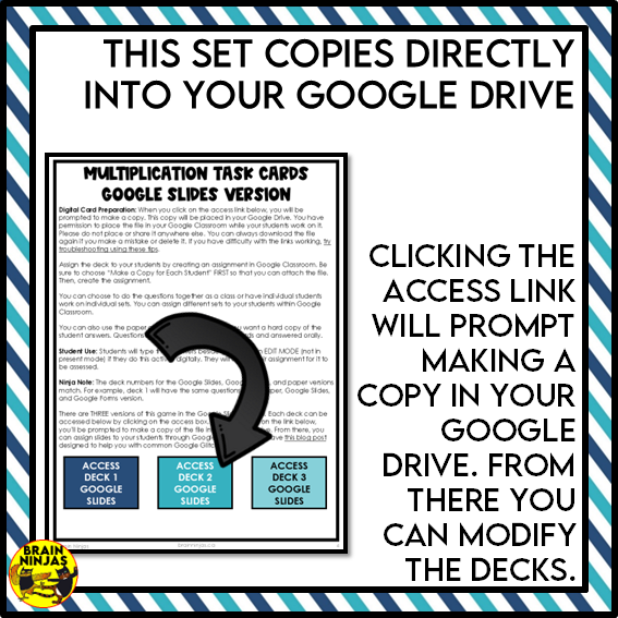 Long Multiplication Math Task Cards | Paper and Digital